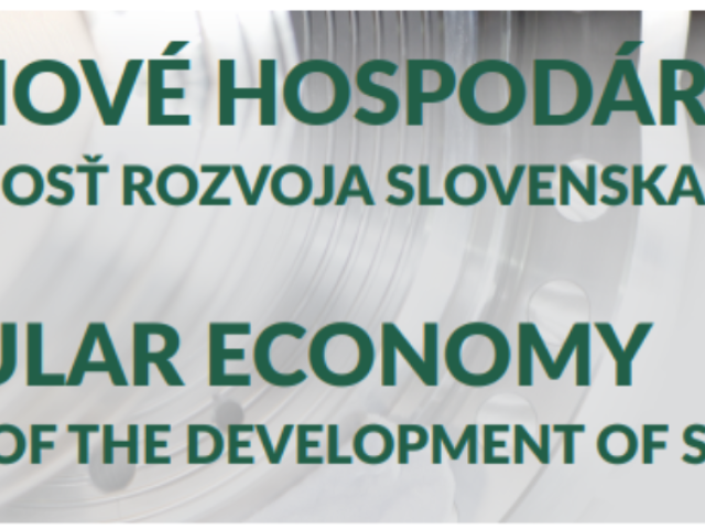 Publication: Circular Economy, Future of the development of Slovakia